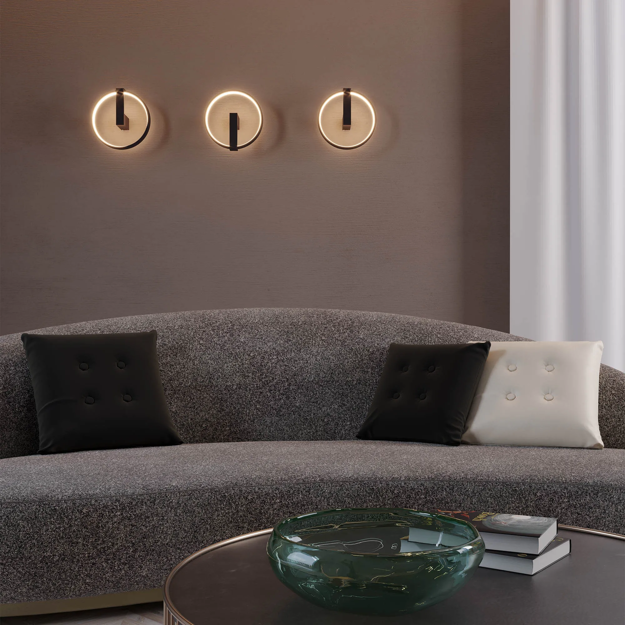 Canopy RD D160*40 BK (MAGNET)