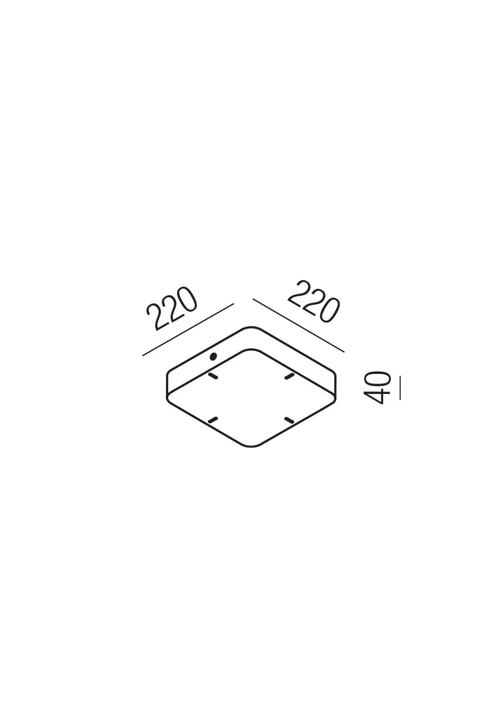 Canopy SQ 220*220 WH (MAGNET)
