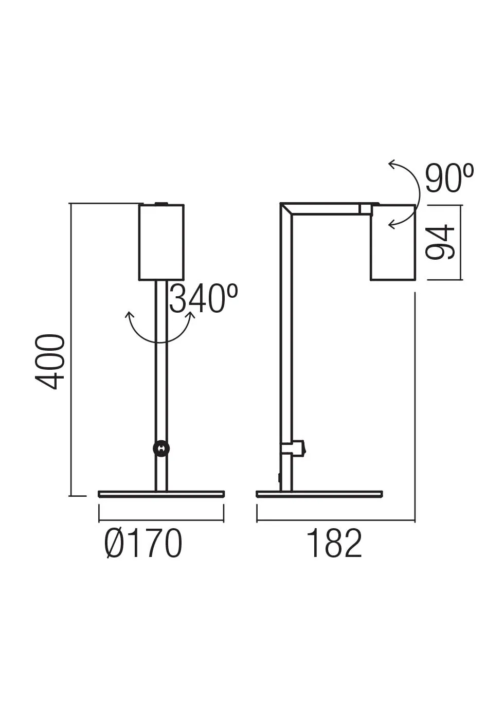 Veioză Rolf GU10 1X7.5 W SWH