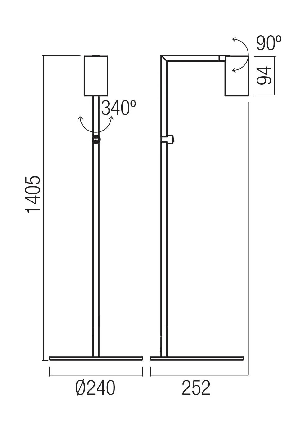 Lampadar Rolf GU10 1X7.5 W SBK