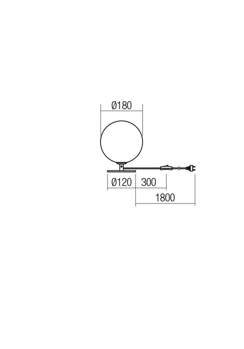 Veioză Roy 1X10W G9 MATT BRASS/COFFEE IP20
