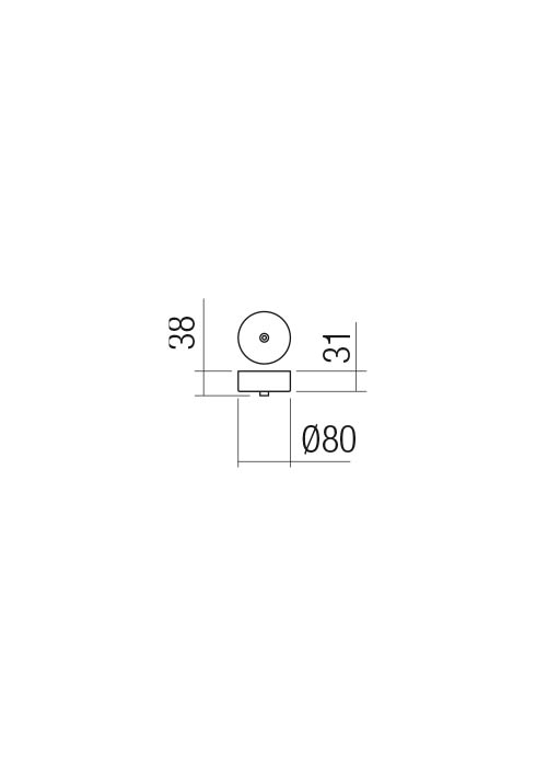 Canopy RD D80 1 PENDANT CF (EIKO, ITO, KANJI, OBO, LOLLI, TYCON)