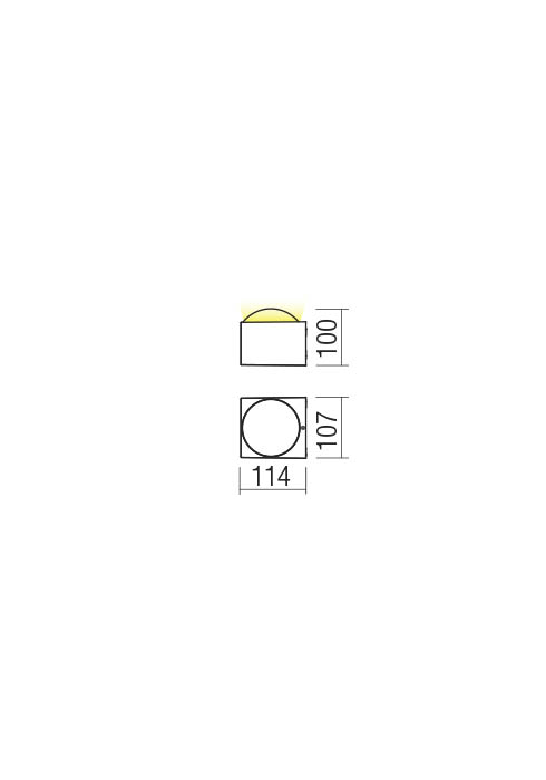 Aplice Ari LED 7 W 3000 K IP65 Gri Închis 2