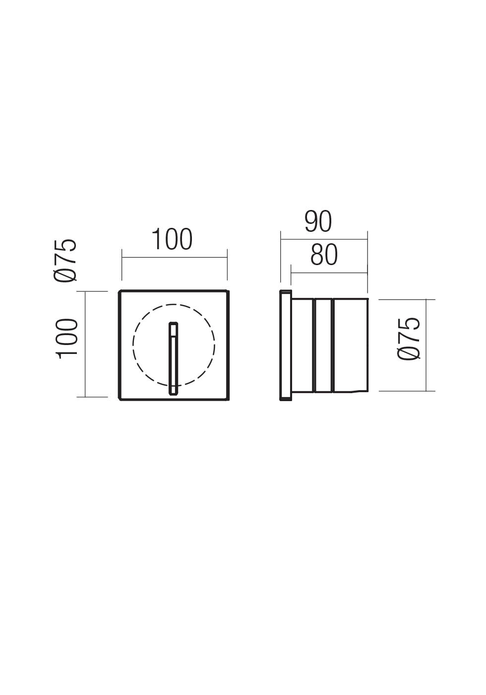 Spoturi scări Bast LED 2.5 W 3000 K IP65 Fildeș