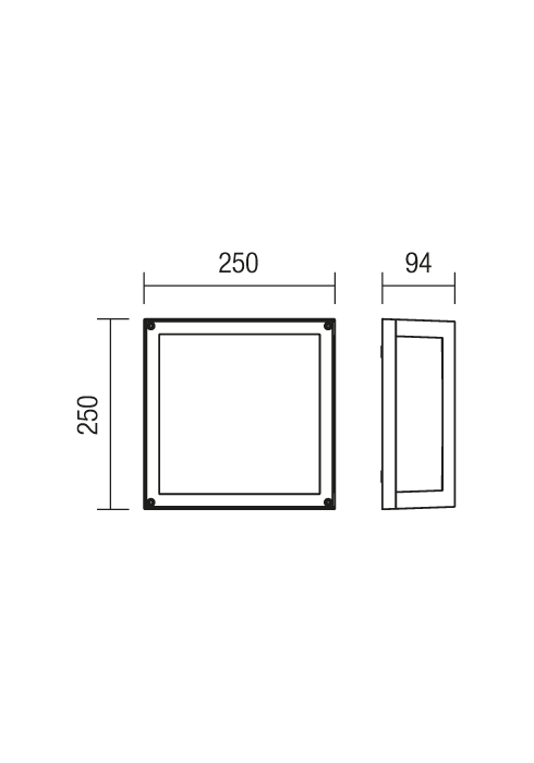 Aplice Brick Glass E27 2 x 42 W IP54 Gri Închis
