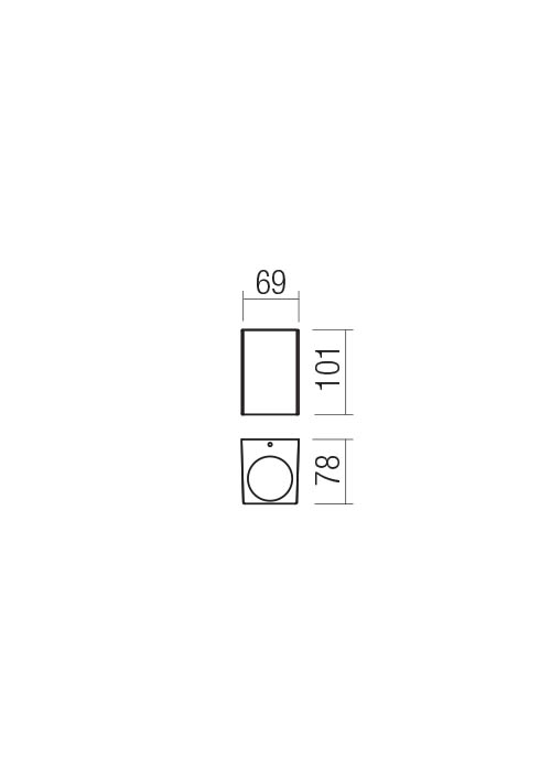 Бра Brio LED 6 W 3000 K IP54 Кортен 2