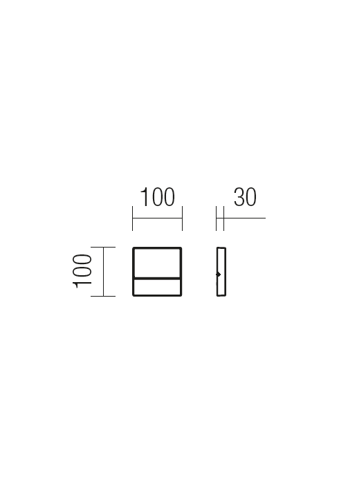 Spoturi scări Even LED 3 W 3000 K IP54 Alb Nisipiu