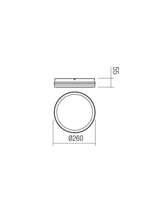 Plafoniere Isola LED 24 W 3000-6500 K IP54 Gri Închis