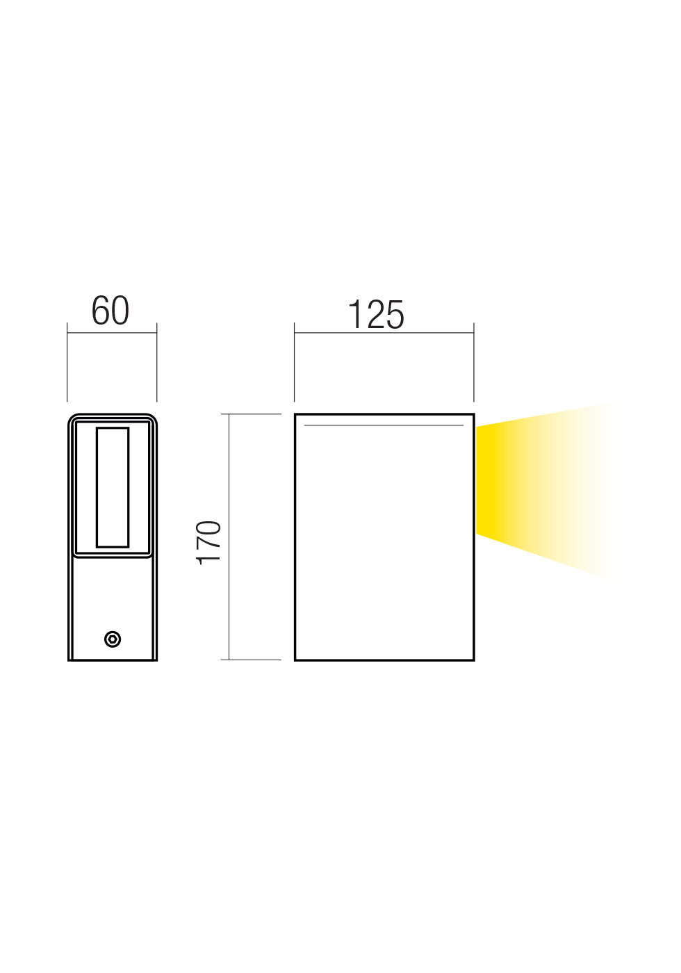Stâlpișori Izar LED 11 W 2700 K IP65 Gri Închis