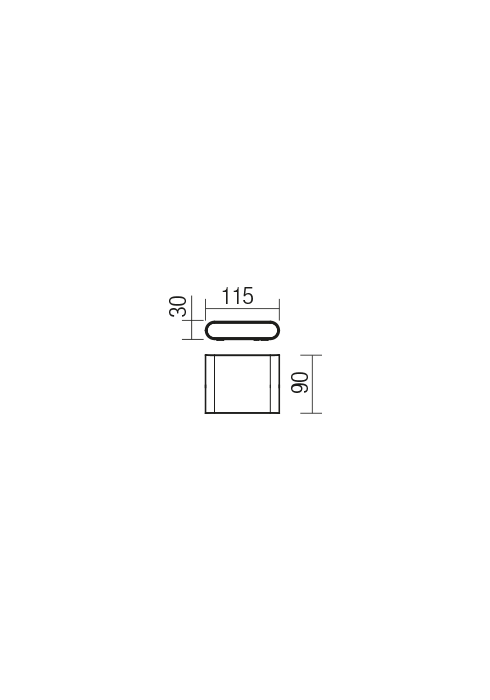 Aplice Klippe LED 6.5 W 3000 K IP54 Alb Nisipiu 2