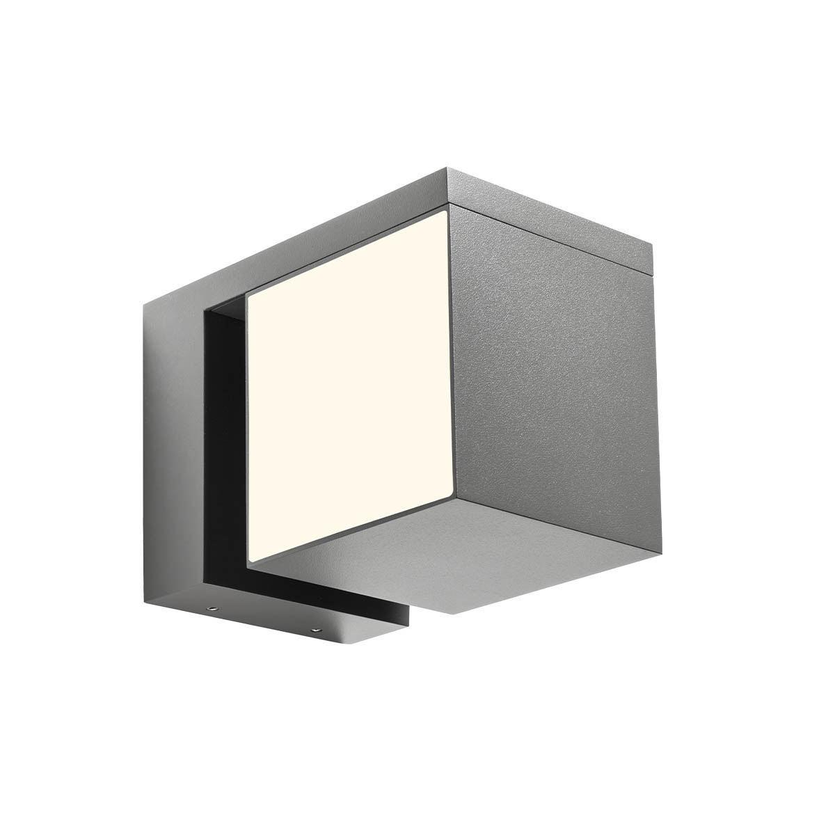 Бра Kub LED 18 W 3000 K IP54 Темно-серый