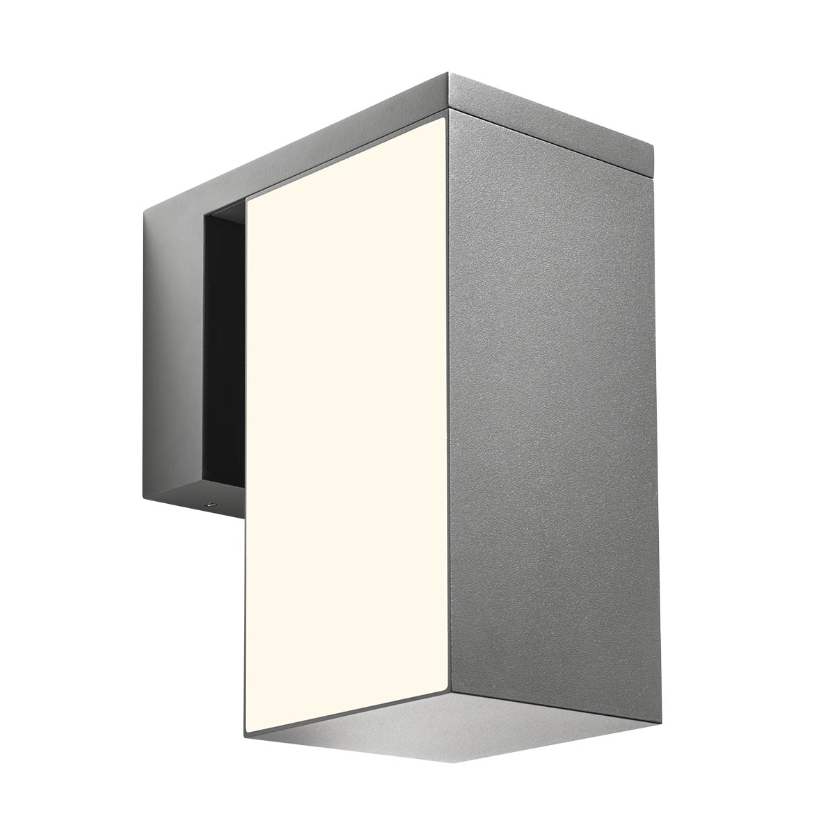 Aplice Kub LED 24 W 3000 K IP54 Gri Închis