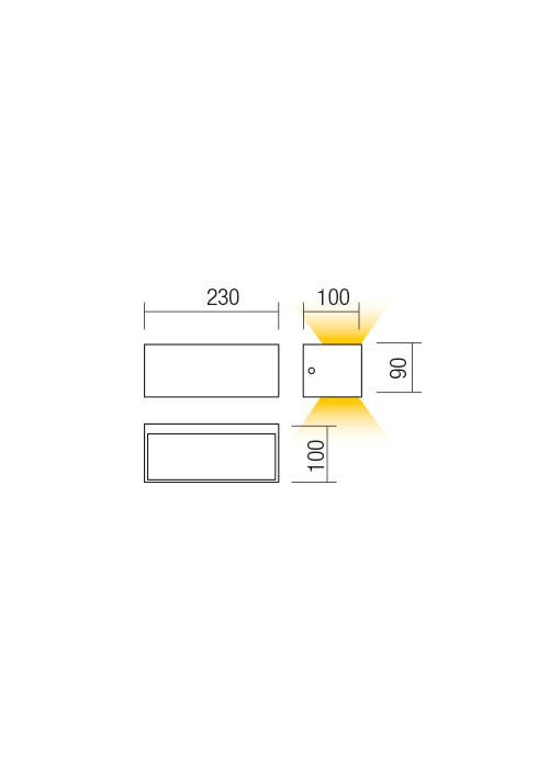 Бра Lampris LED 13 W 3000 K IP65 Темно-серый 2