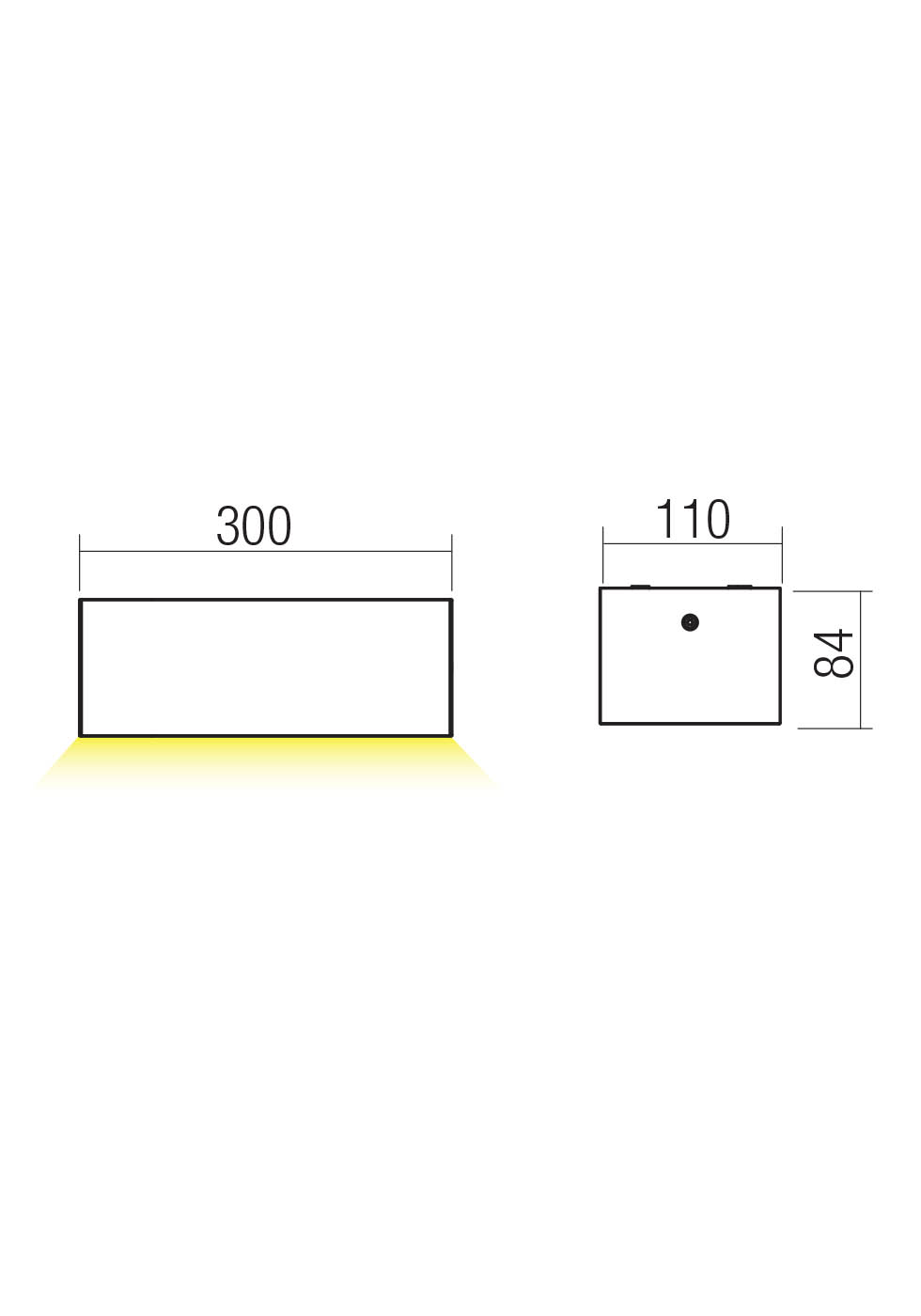 Aplice Limas LED 20 W 2700/3000 K IP65 Corten 2