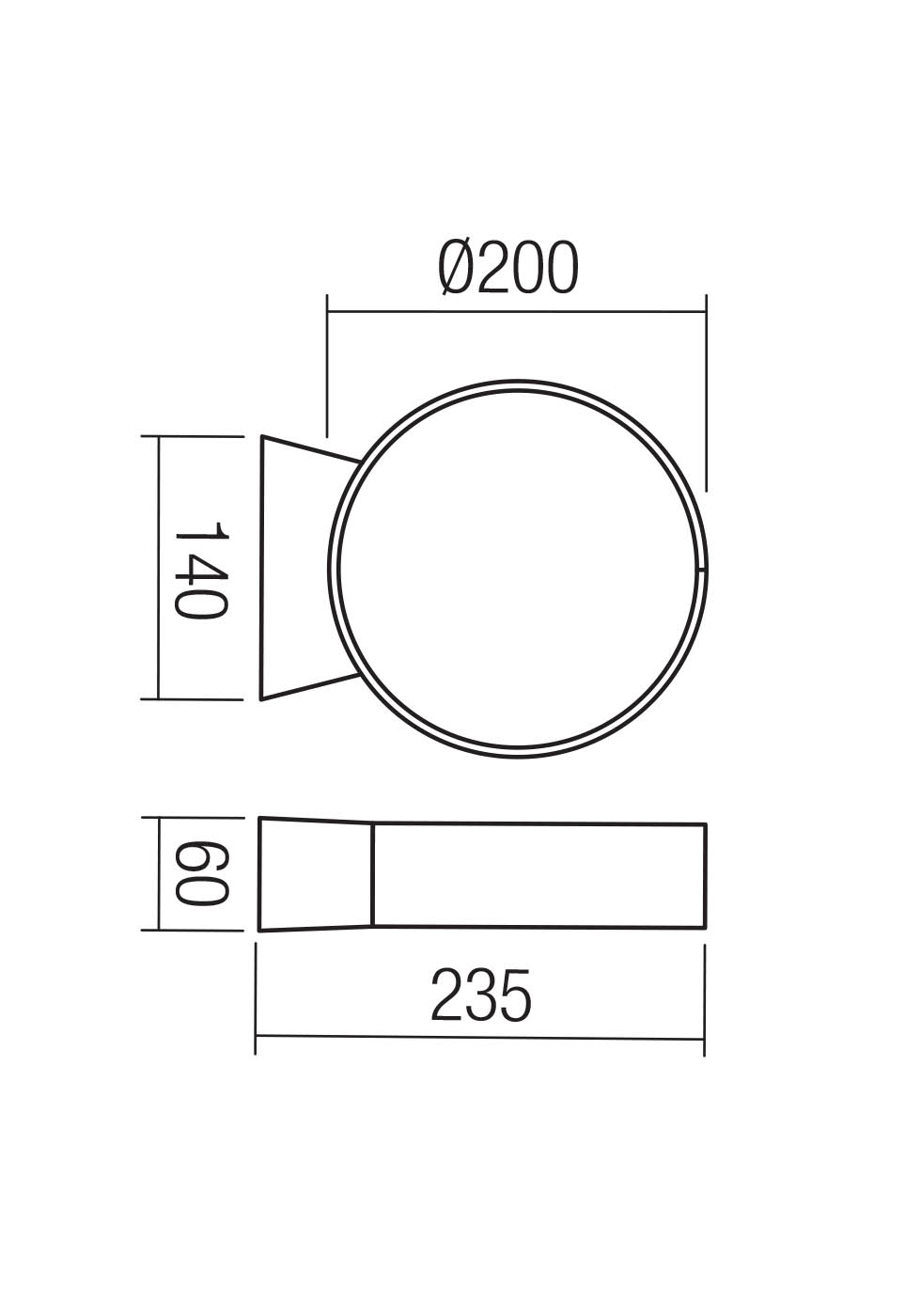 Aplice Oniro LED 8 W 2700 K IP65 Gri Închis 2