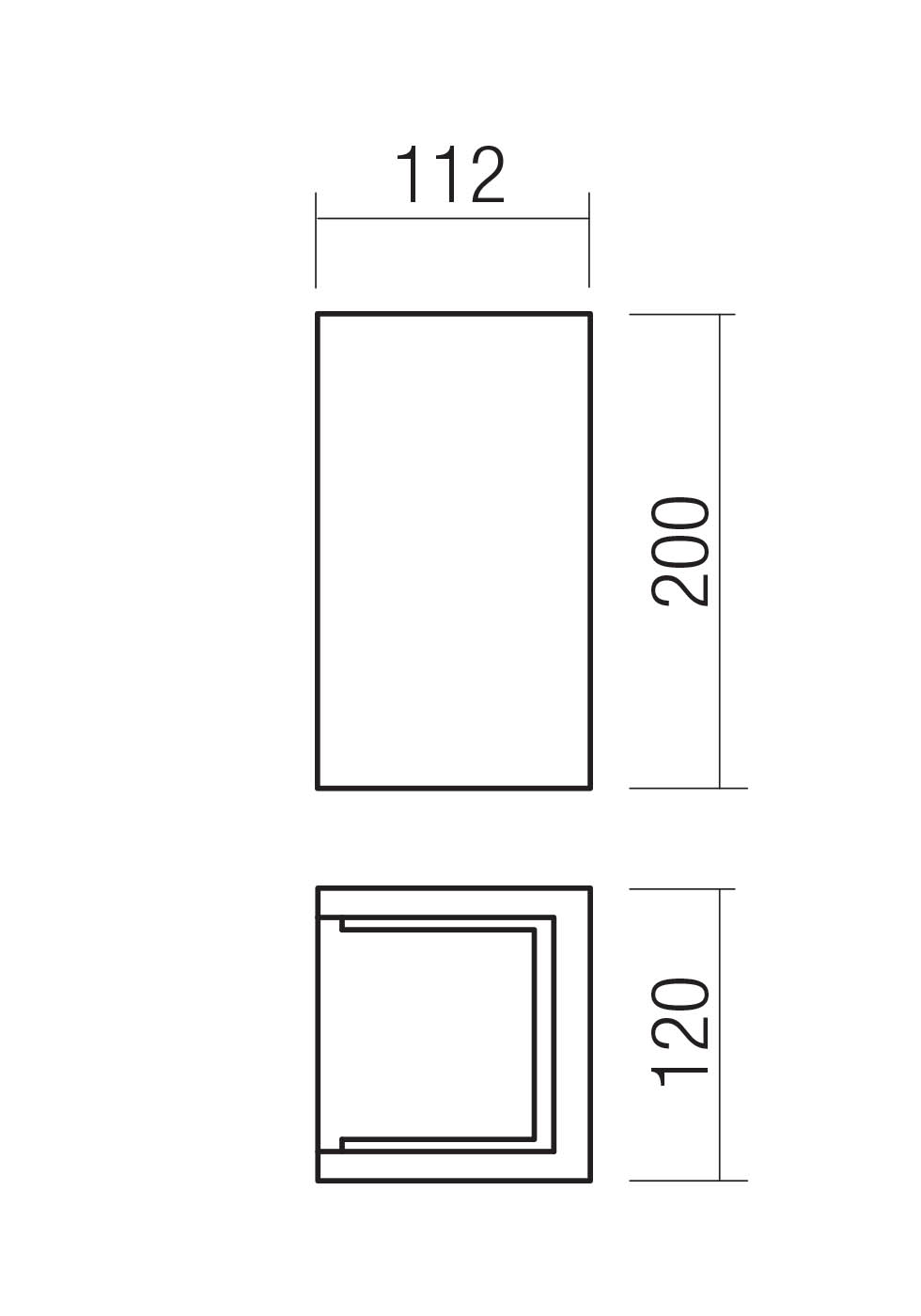 Aplice Petra LED 2 x 6 W 3000 K IP54 Teracotă 2
