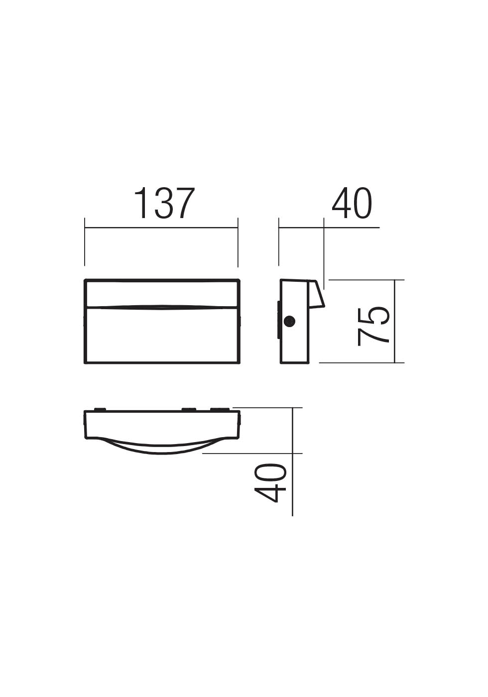 Spoturi scări Polifemo LED 8 W 2700 K IP65 Alb Nisipiu