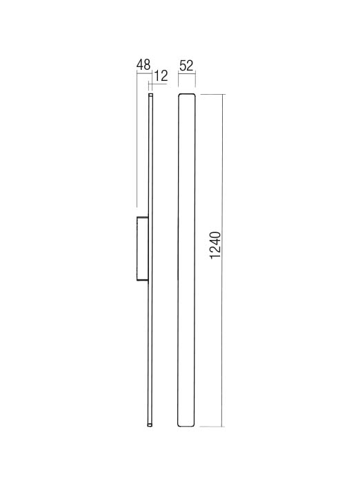 Aplice Reflexa LED 20 W 3000 K IP54 Negru Nisipiu 2
