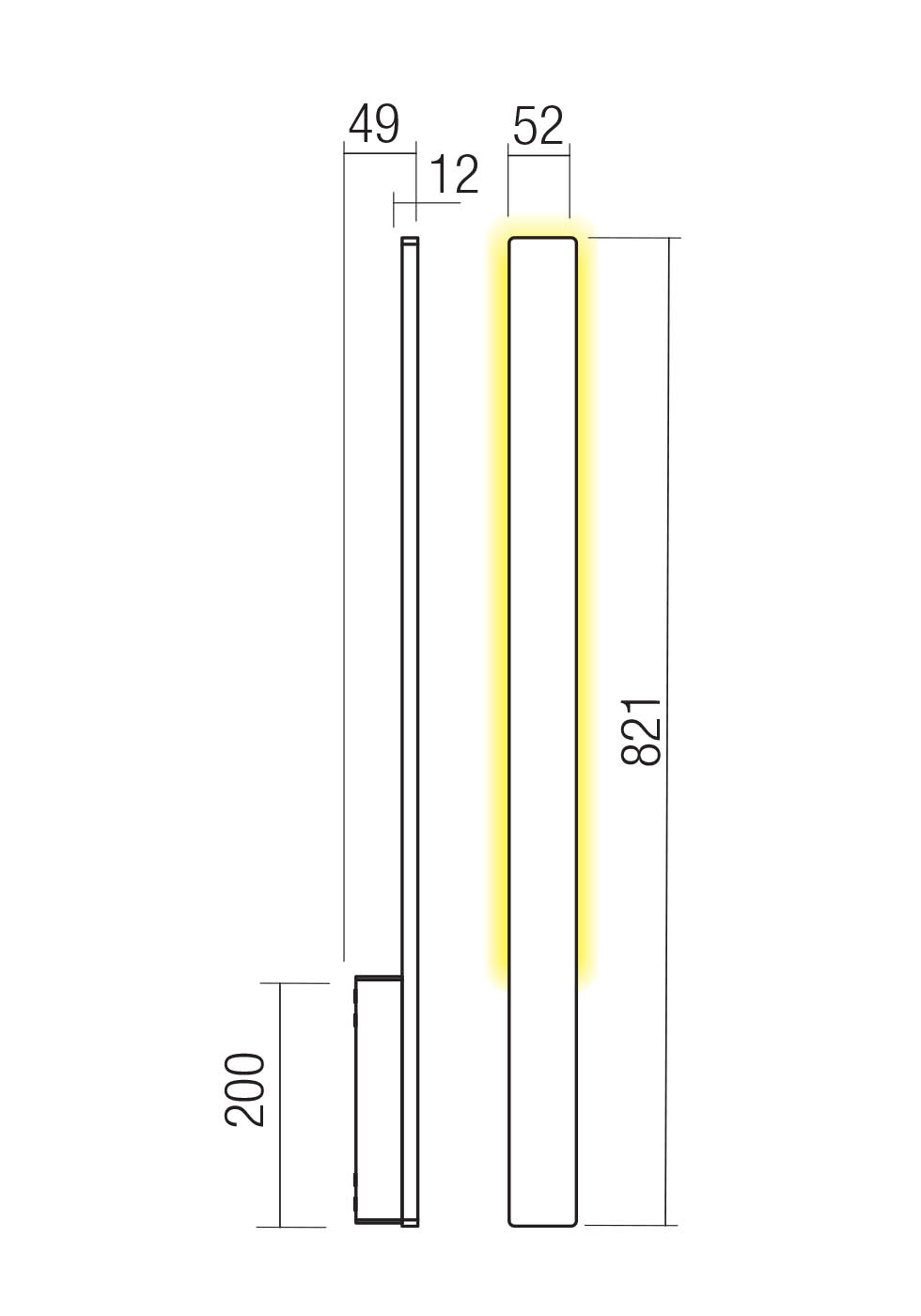 Aplice Reflexa LED 10 W 3000 K IP54 Corten 2