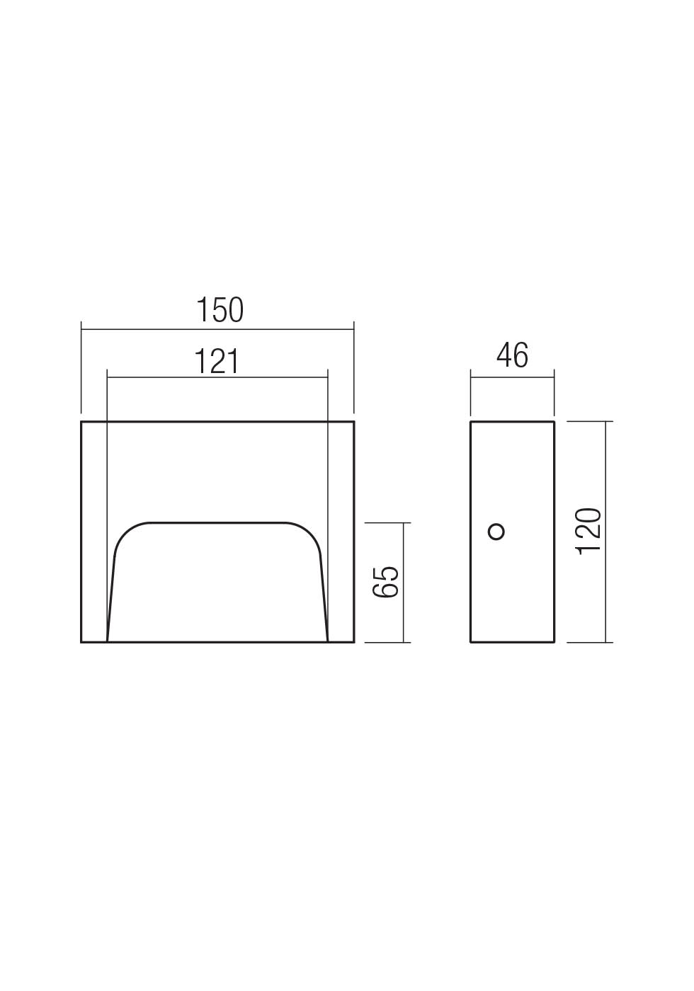 Spoturi scări Sashi LED 6 W 2700 K IP65 Gri Închis