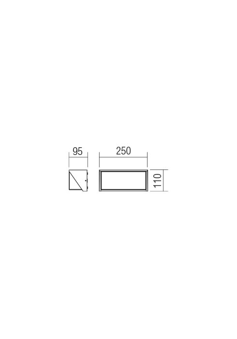 Aplice Spectra LED 16 W 3000 K IP54 Gri Închis 2