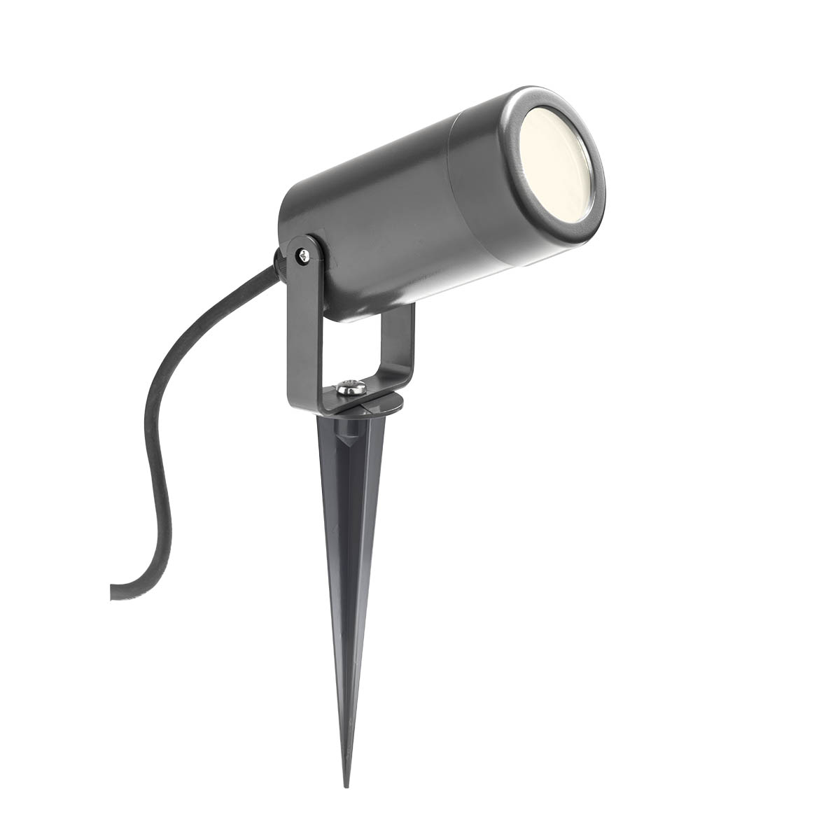 Miniproiectoare Tip GU10 1 x 7 W IP54 Gri Închis