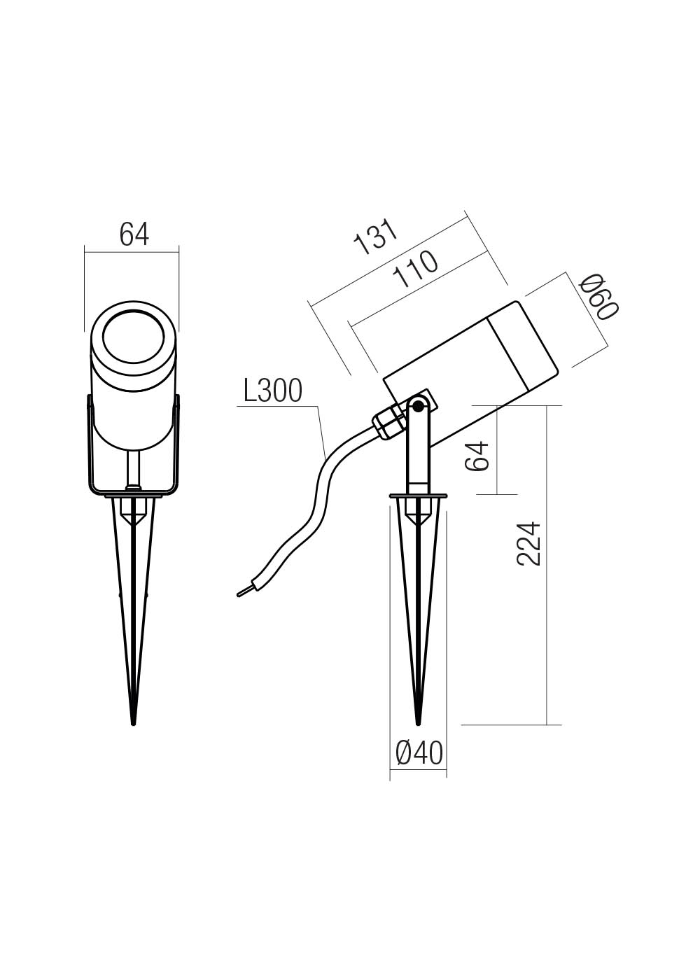 Miniproiectoare Tip GU10 1 x 7 W IP54 Gri Închis