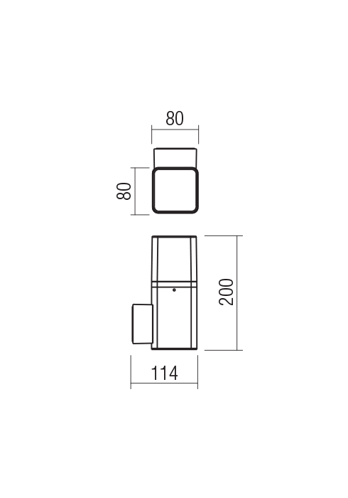 Aplice Volt LED 13 W 3000 K IP54 Corten 2