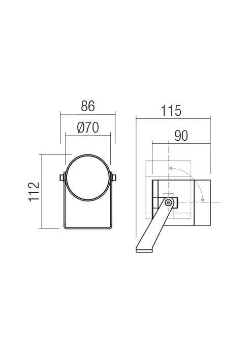 Мини-проекторы Xrock LED 9 W 3000 K IP65 Темно-серый 2