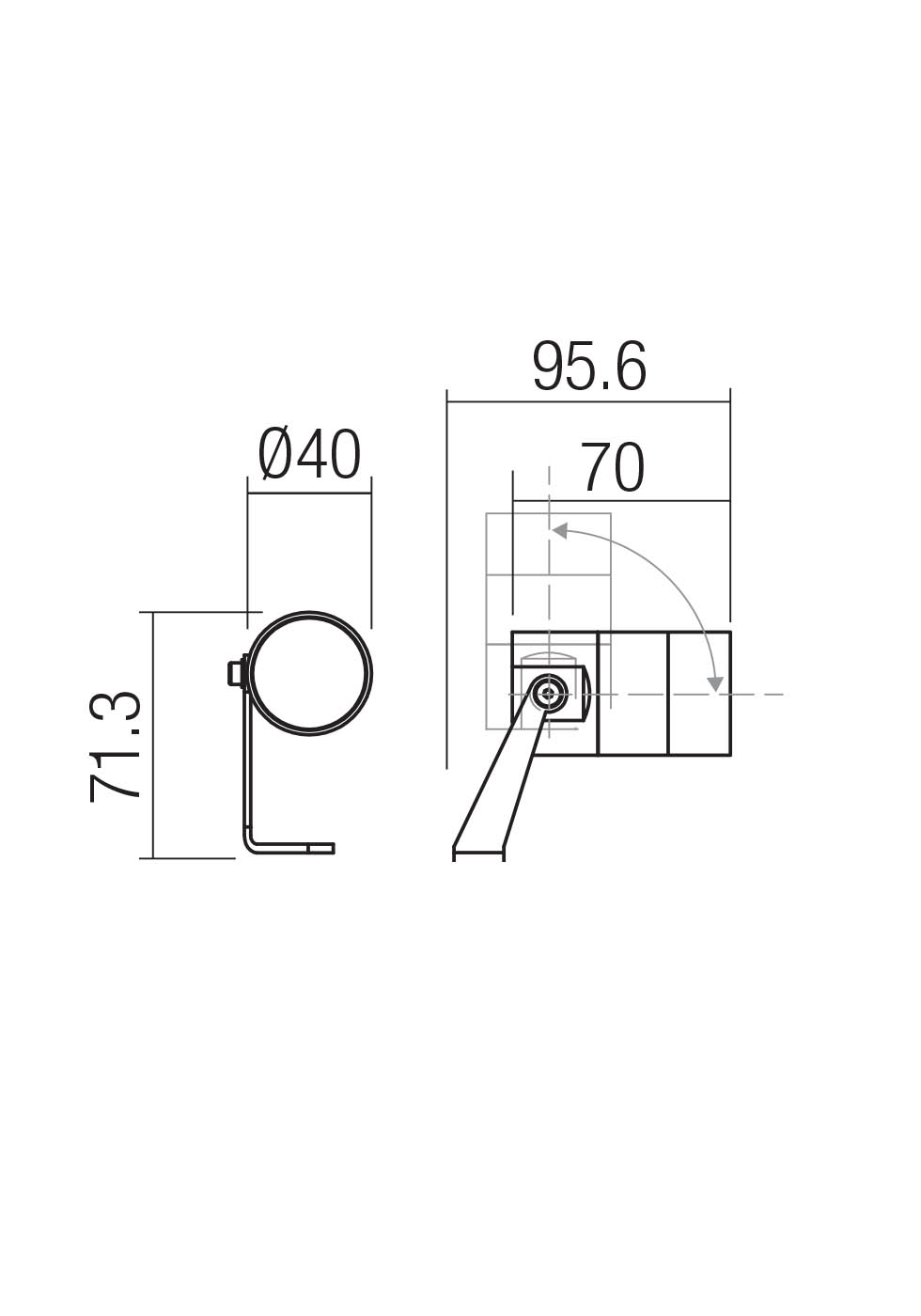 Мини-проекторы Xrock LED 3 W 2700 K IP65 Состаренная латунь 2