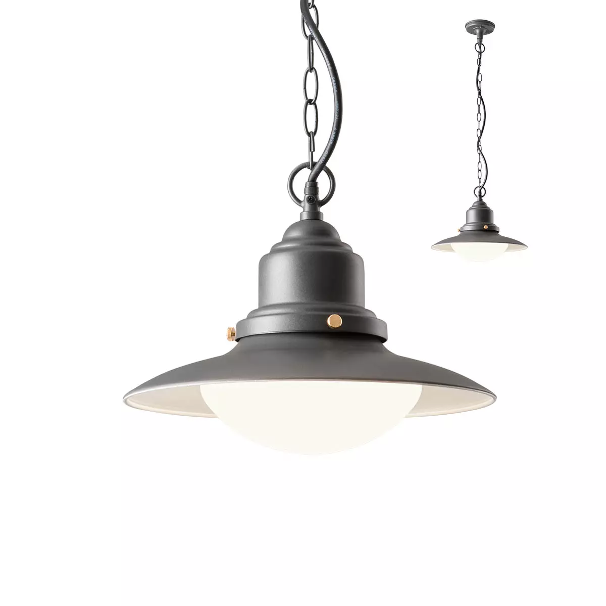 Suspensii Elio E27 1 x 42 W IP44 Gri Închis