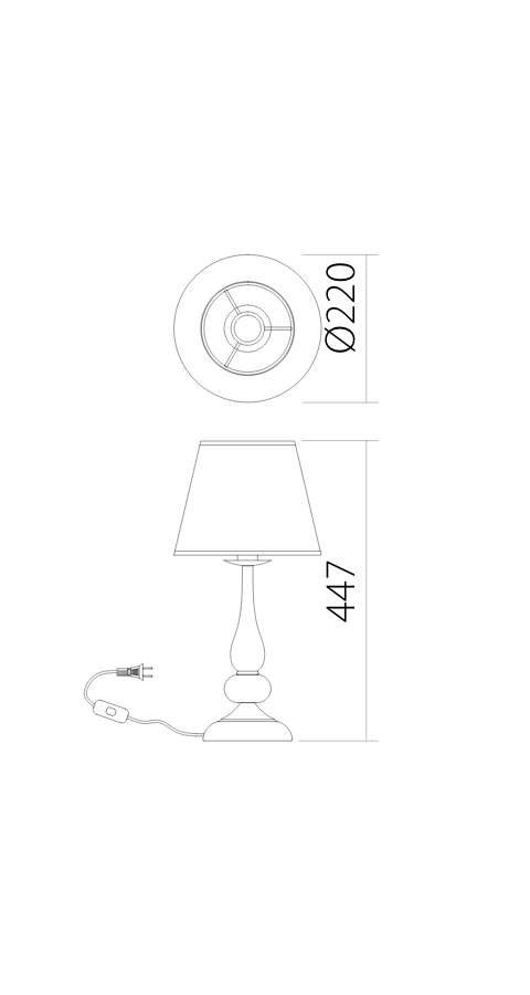 Veioză ELIZEE E14 1 x max. 28 W Alb Mat
