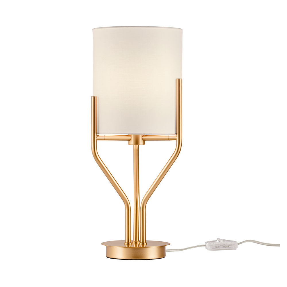 Veioză POSEIDO E27 1 x max. 42 W Auriu / Negru