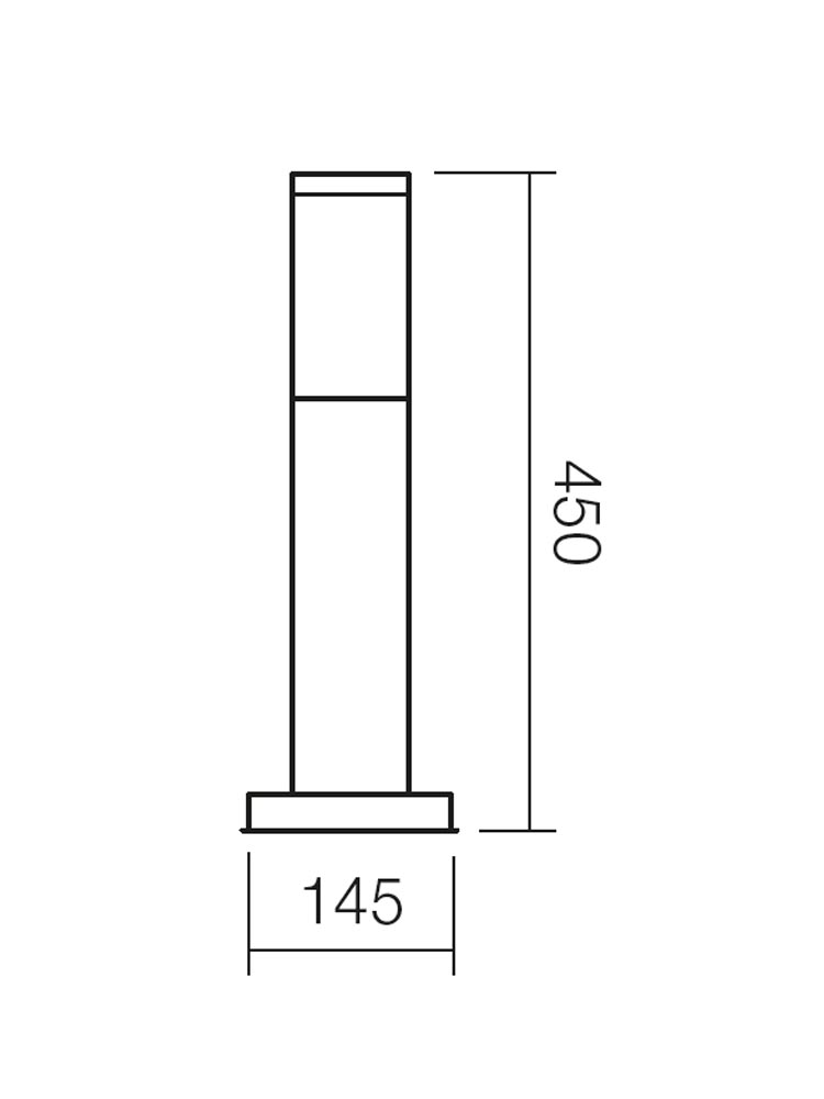 Stâlpișor exterior Colonna 1 x max. 28 W IP44 AT