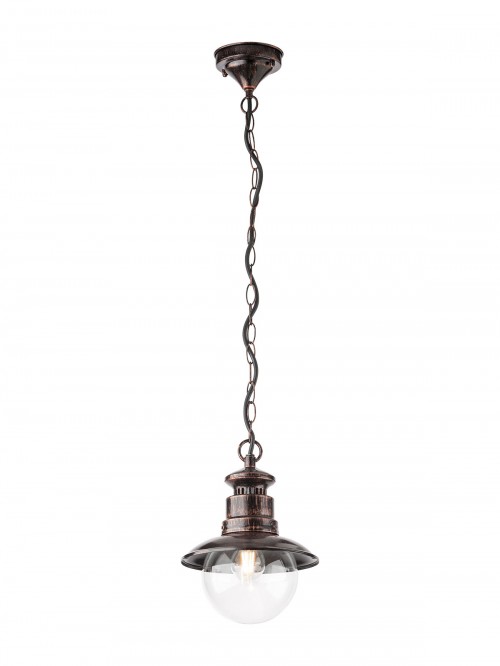 Suspensie exterior Scott 1 x max. 42 W E27 BK/COPPER