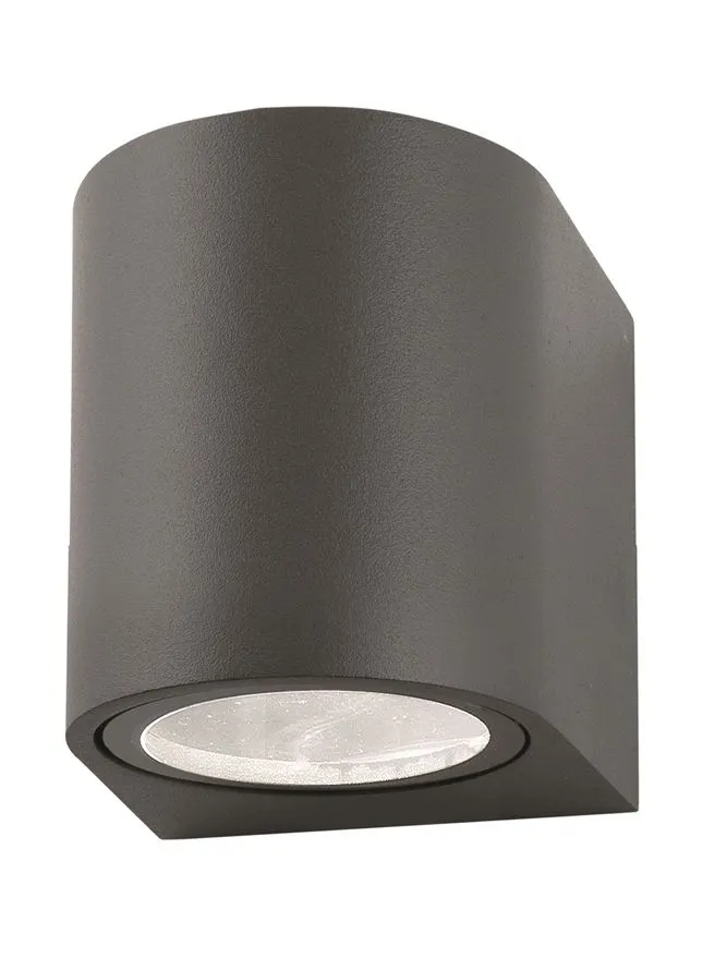 Aplică exterior NERO GU10, compatibil 1x35 W, 220-240 V, IP54, aluminiu și sticlă