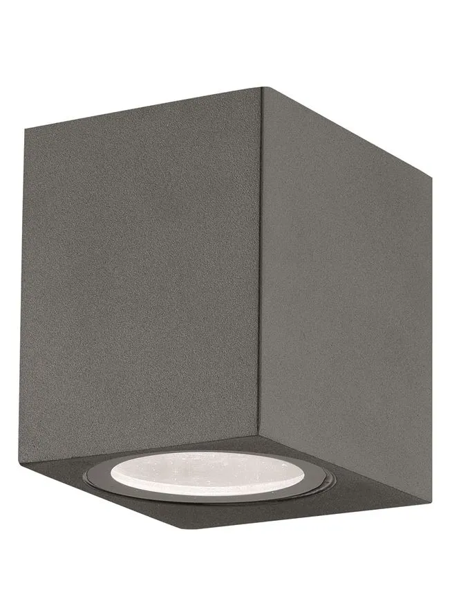 Aplică exterior NERO GU10, compatibil 1x35 W, 220-240 V, IP54, aluminiu și sticlă 2