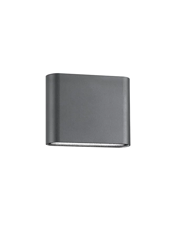 Aplică exterior SOHO LED 2x3 W, 220-240 V, 480 lm, 3000K, IP54, aluminiu și sticlă
