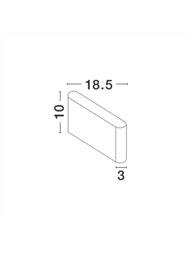 Aplică exterior SOHO LED 2x3 W, 220-240 V, 800 lm, 3000K, IP54, aluminiu și sticlă 2