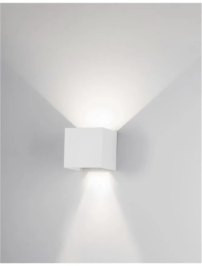Aplică exterior COMO LED 2x3 W, 220-240 V, 510 lm, 3000K, IP54, aluminiu