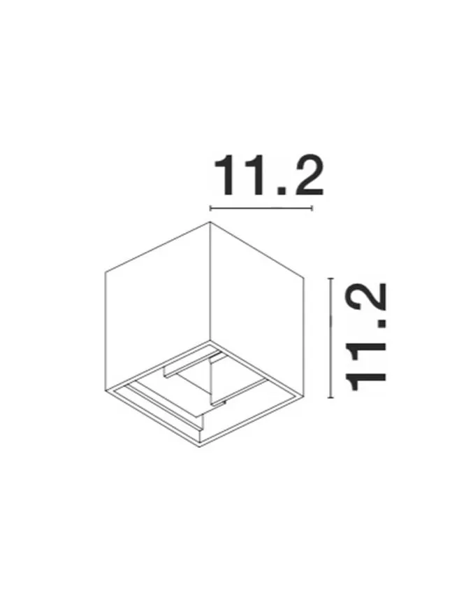 Aplică exterior COMO LED 2x3 W, 220-240 V, 510 lm, 3000K, IP54, aluminiu