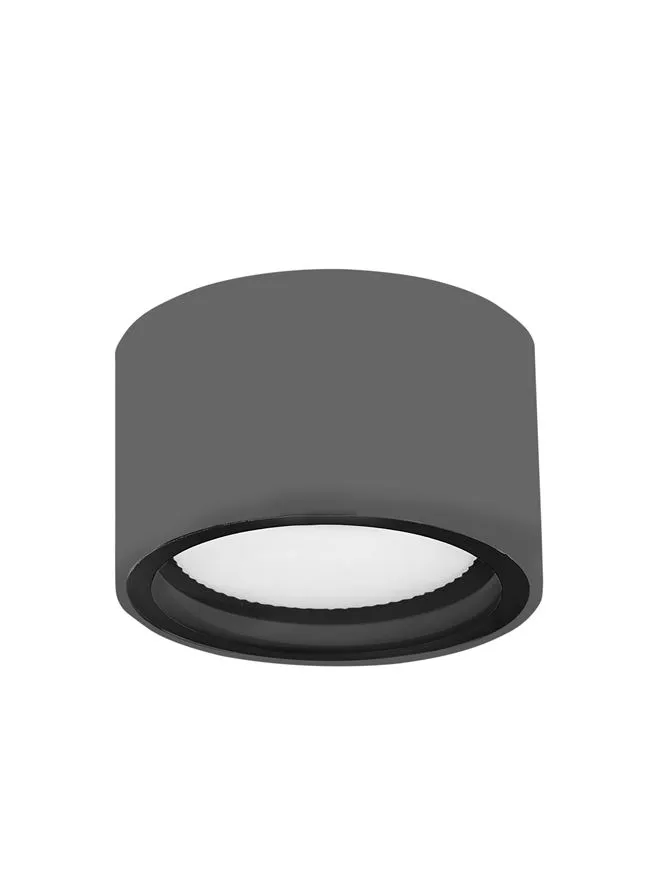 Plafonieră exterior FOCUS GX53 7 W, 220-240 V, 424 lm, 3000K, IP54, aluminiu și sticlă 2