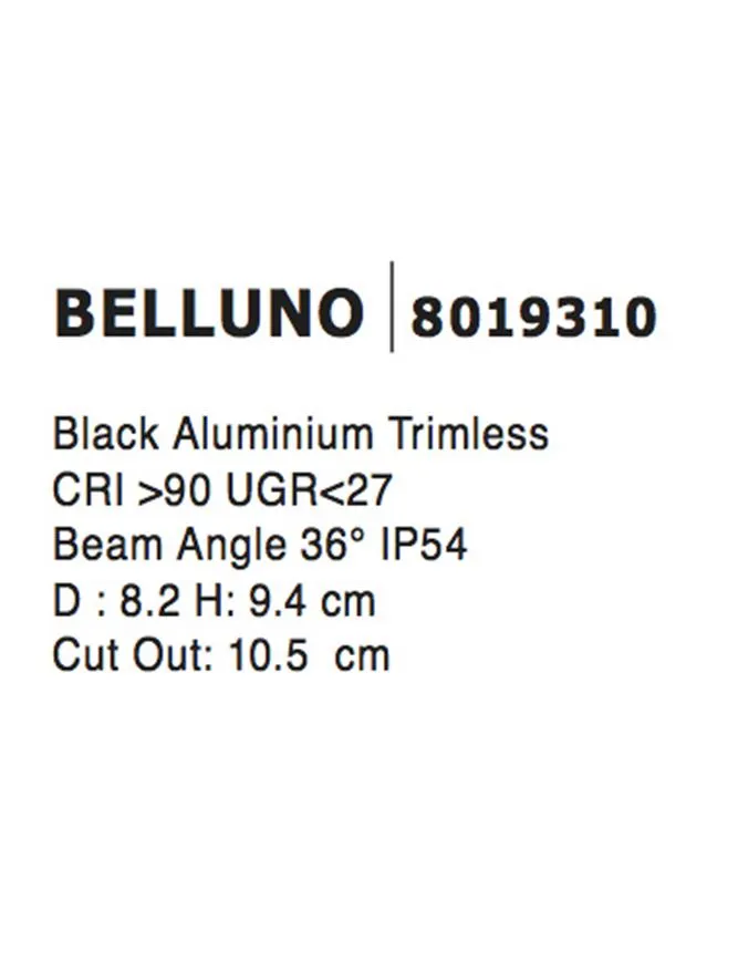 Spot BELLUNO IP54, aluminiu