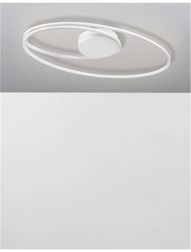 Plafonieră VIARREGIO LED 28 W, 230 V, 1950 lm, 3000K, IP20, aluminiu și acril 3