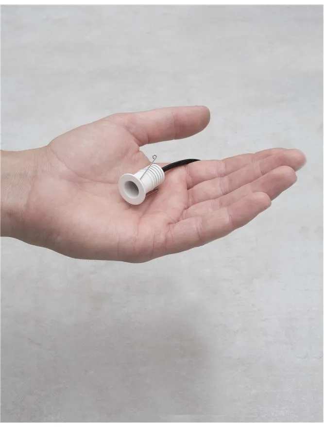 Spot TINY LED 1 W, 3 V 350 mA, 70 lm, 3000K, IP44, aluminiu