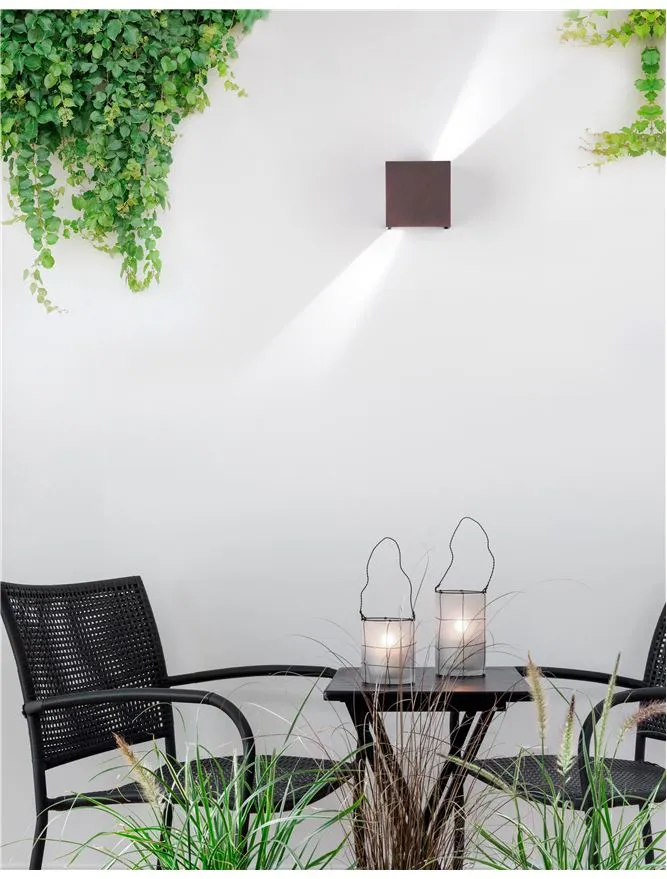 Aplică exterior COMO LED 2x3 W, 220-240 V, 510 lm, 3000K, IP54, aluminiu