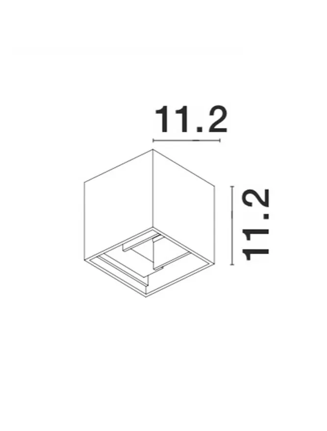 Aplică exterior COMO LED 2x3 W, 220-240 V, 510 lm, 3000K, IP54, aluminiu