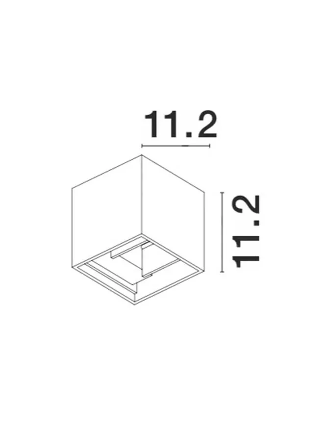 Aplică exterior COMO LED 2x3 W, 220-240 V, 510 lm, 3000K, IP54, aluminiu 3