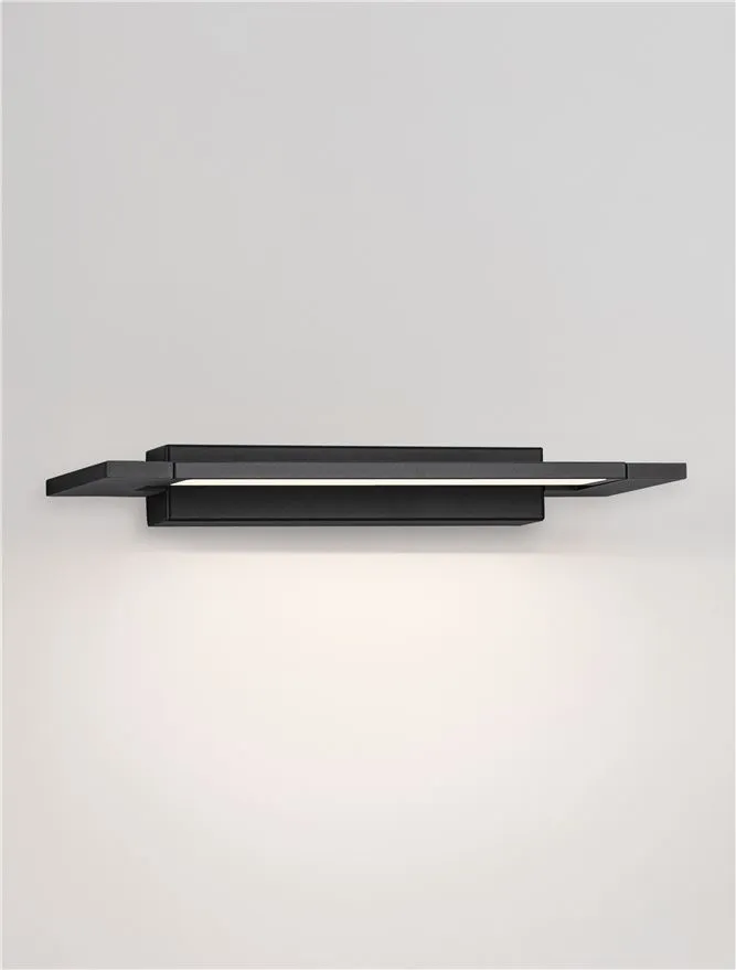 Aplică LIVO LED 10 W, 220-240 V, 650 lm, 3000-4000K, IP44, CCT selectabil prin DIP switch, aluminiu, acril și oțel
