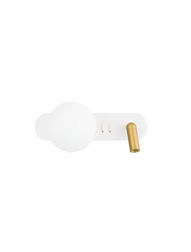 Aplică NOBLE G9, 3 W / 1x5 W, 100-240 V, 182 lm, 3000K, IP20, metal și sticlă